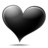 Black heart Icon